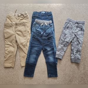 Lot of 6 pairs of Gap 3t pants